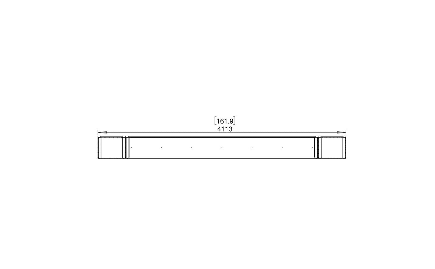 EcoSmart - Flex Fireplace 158BY.BX2 - Bay - Black