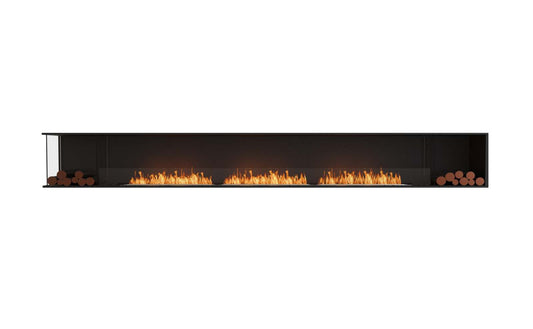EcoSmart - Flex Fireplace 158LC.BX2 - Left Corner - Black