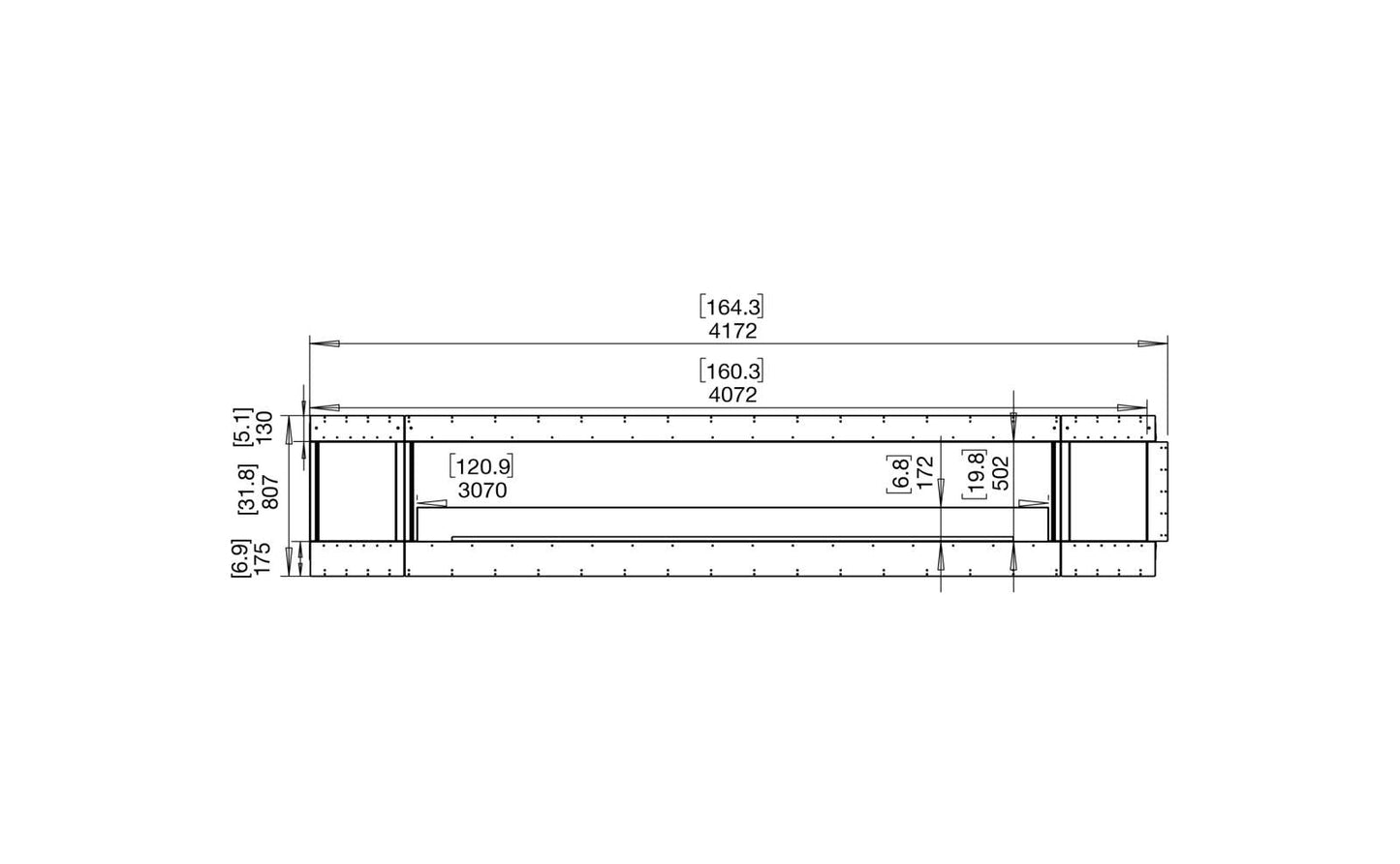 EcoSmart - Flex Fireplace 158LC.BX2 - Left Corner - Black