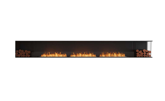 EcoSmart - Flex Fireplace 158RC.BX2 - Right Corner - Black