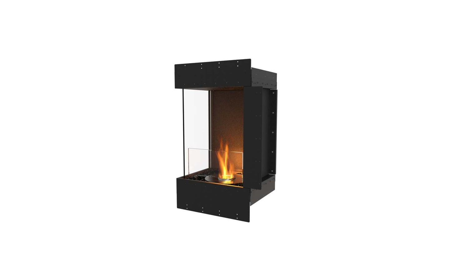 EcoSmart - Flex Fireplace 18LC - Left Corner - Black