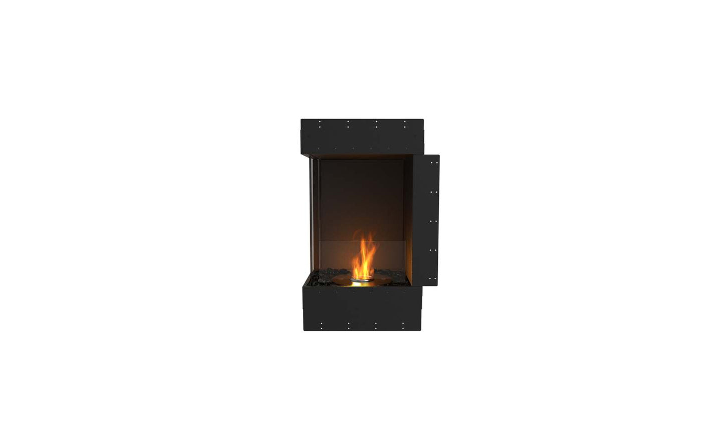 EcoSmart - Flex Fireplace 18LC - Left Corner - Black