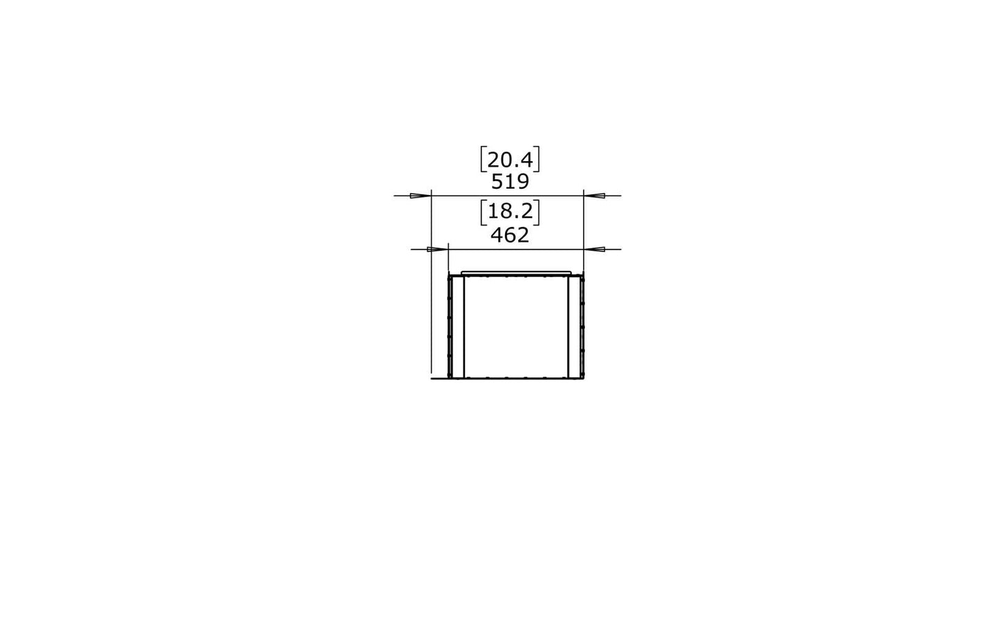 EcoSmart - Flex Fireplace 18RC - Right Corner - Black