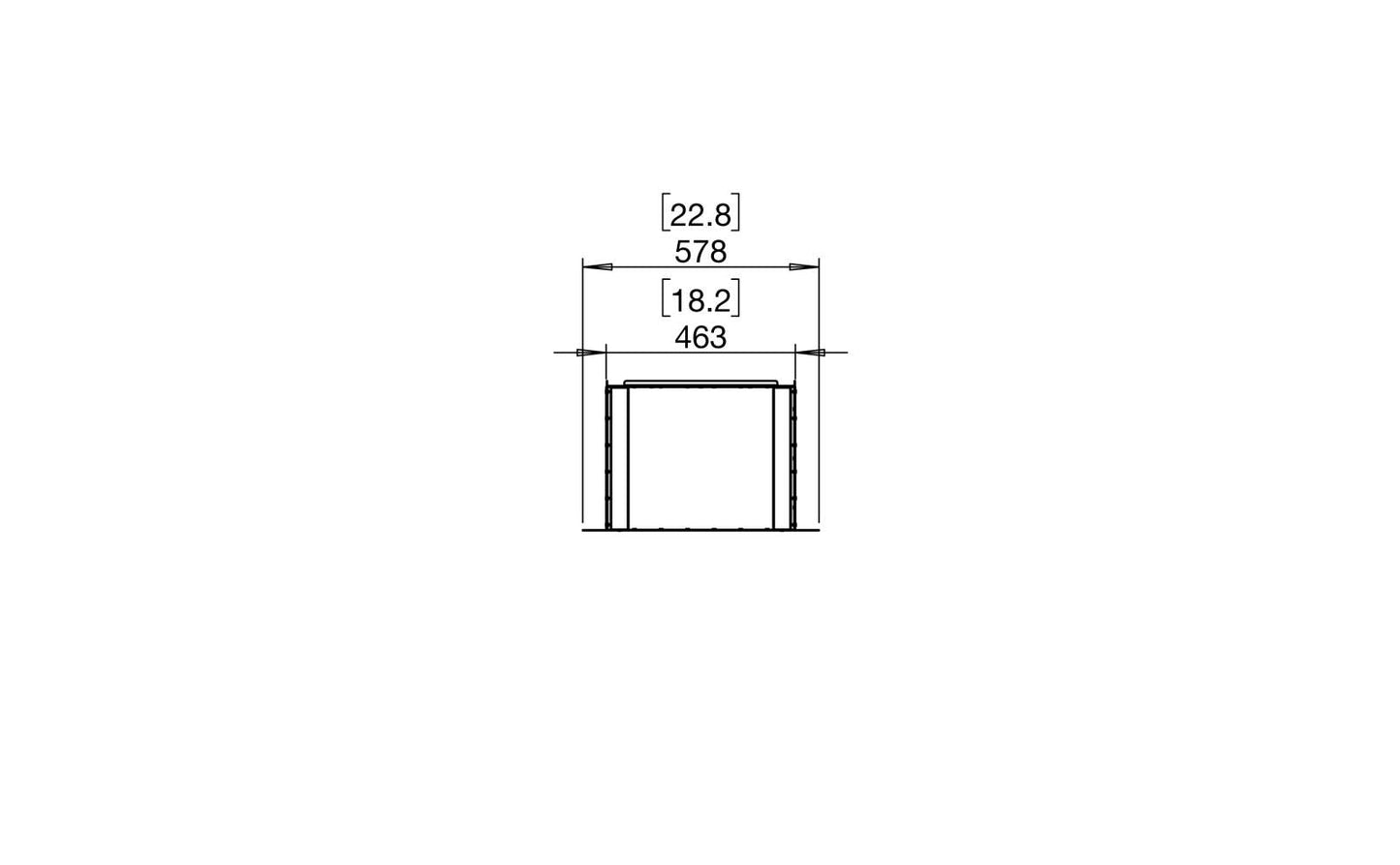 EcoSmart - Flex Fireplace 18SS - Single Sided - Black