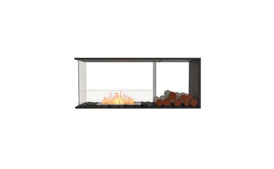 EcoSmart - Flex Fireplace 50PN.BXR - Peninsula - Black