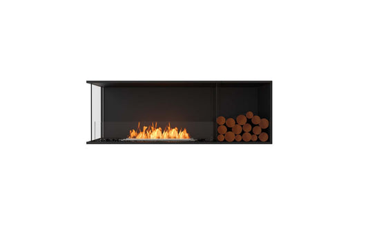 EcoSmart - Flex Fireplace 60LC.BXR - Left Corner - Black