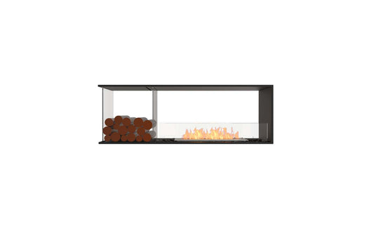 EcoSmart - Flex Fireplace 60PN.BXL - Peninsula - Black