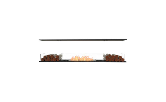 EcoSmart - Flex Fireplace 78IL.BX2 - Island - Black