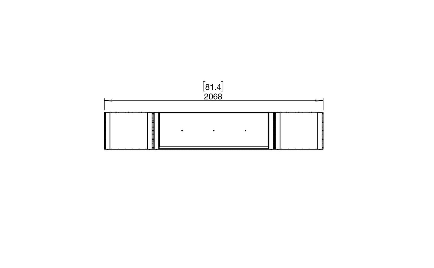 EcoSmart - Flex Fireplace 78IL.BX2 - Island - Black