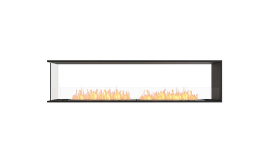 EcoSmart - Flex Fireplace 86PN - Peninsula - Black