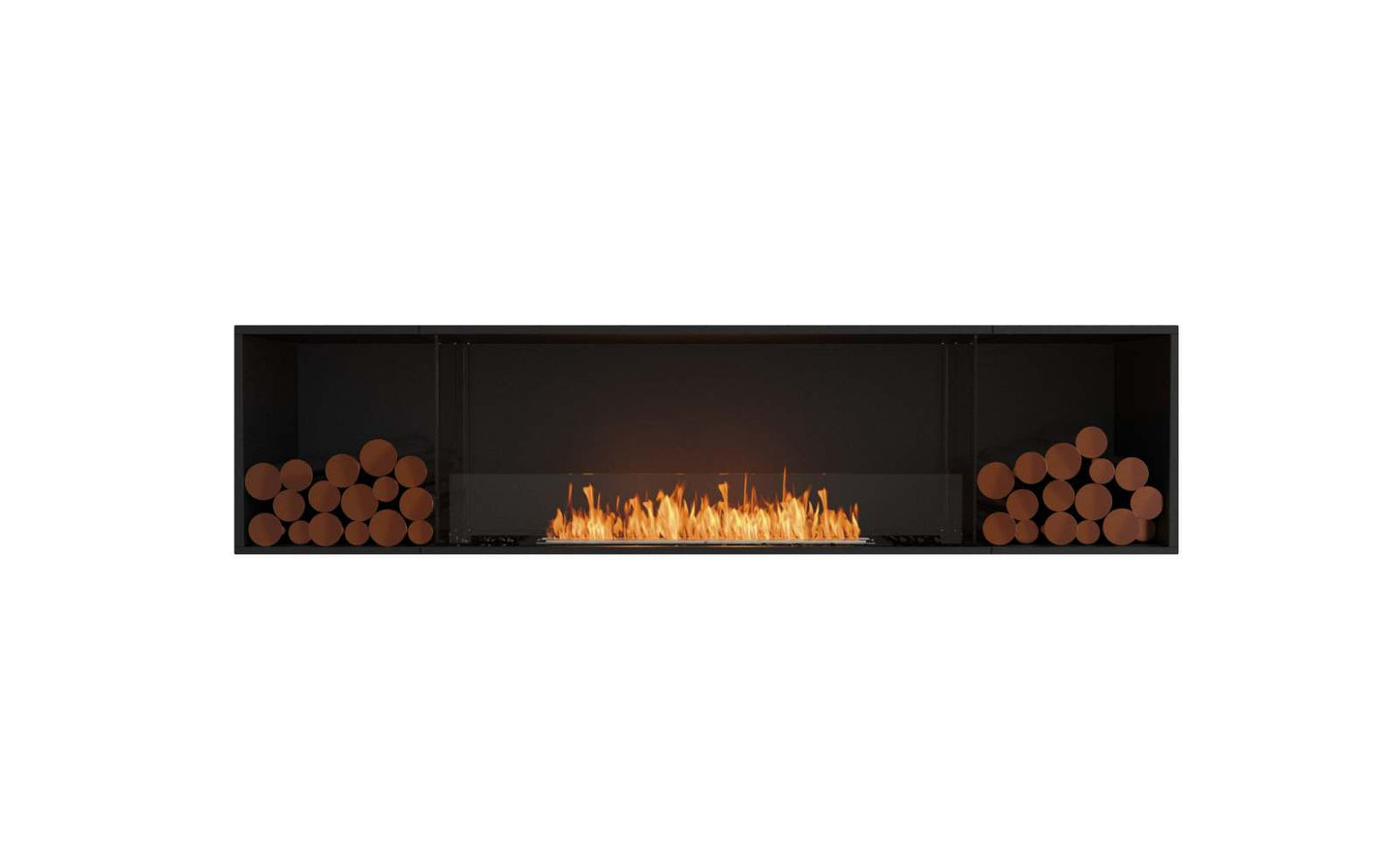 EcoSmart - Flex Fireplace 86SS.BX2 - Single Sided - Black