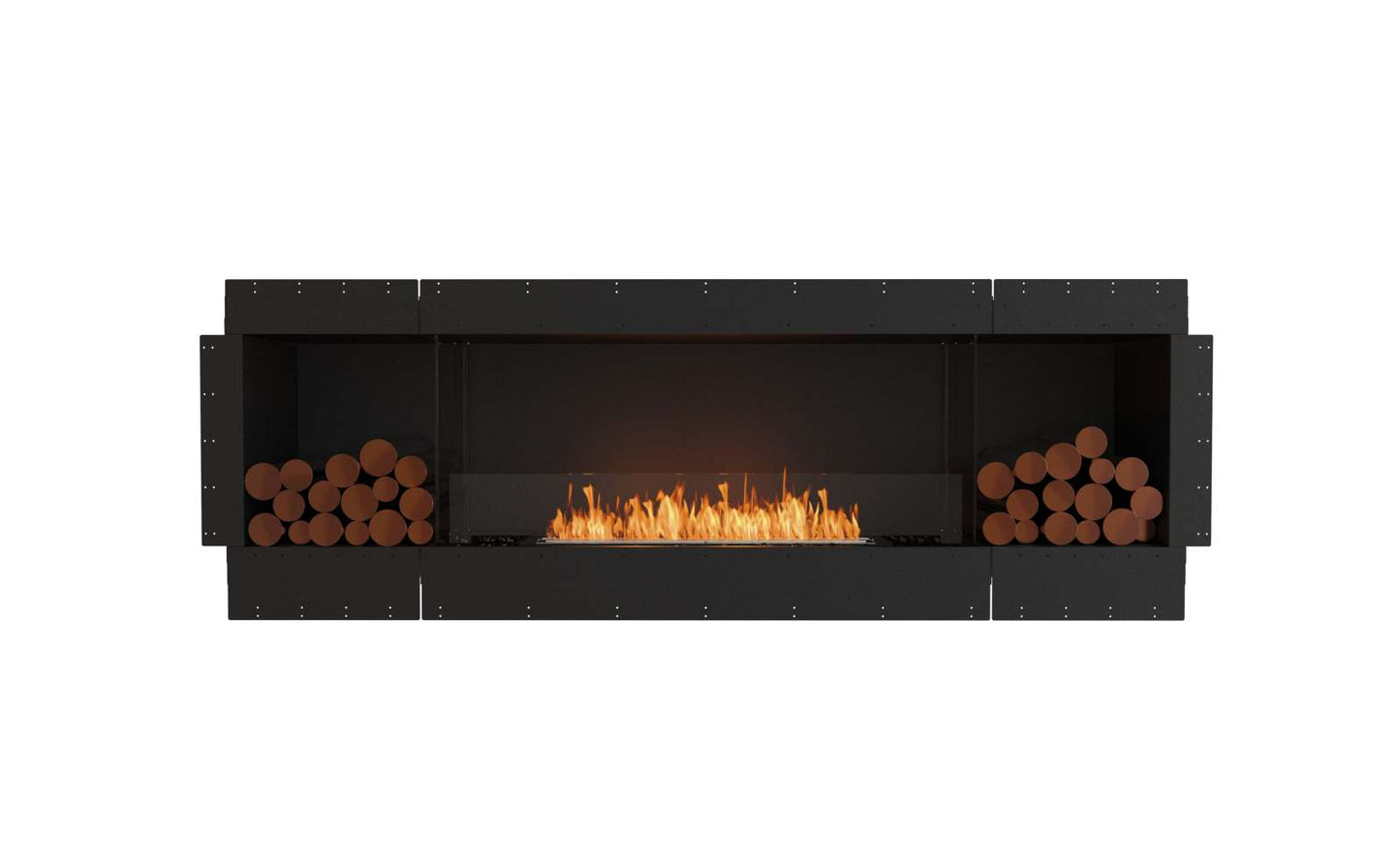 EcoSmart - Flex Fireplace 86SS.BX2 - Single Sided - Black