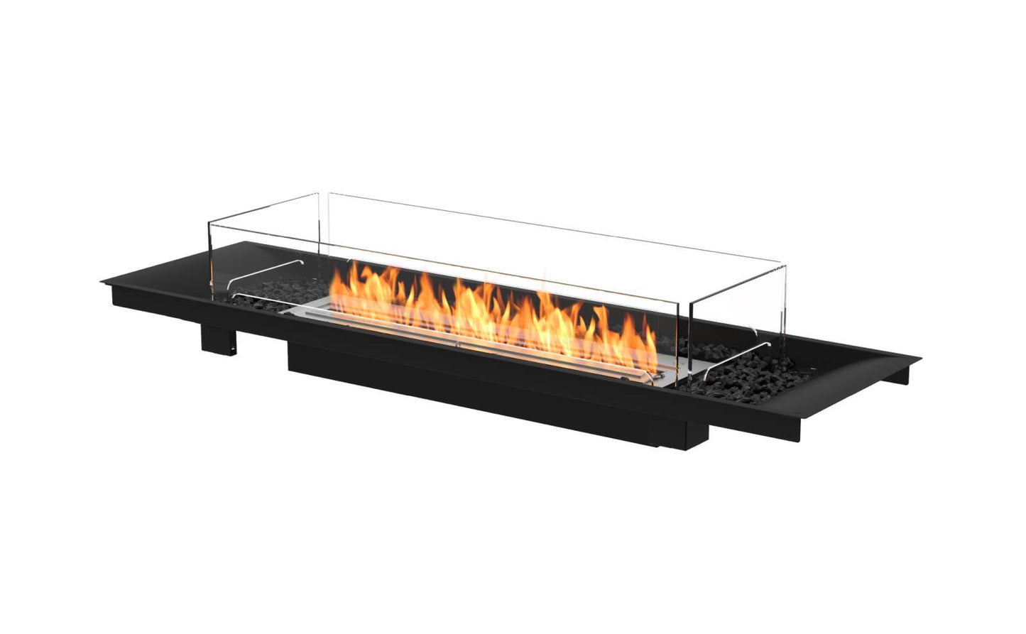 EcoSmart Fire - Linear Curved 65 - Fireplace Insert - Black