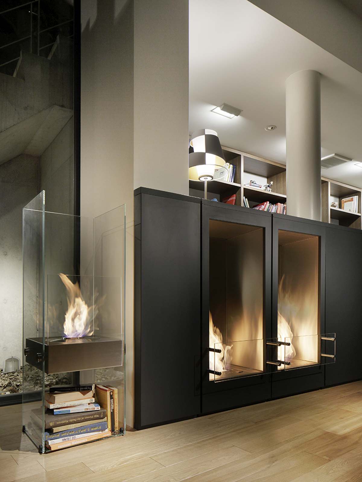 EcoSmart Fire - Free standing - Ghost - Black