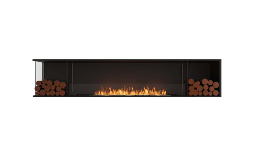 EcoSmart - Flex Fireplace 104LC.BX2 - Left Corner - Black