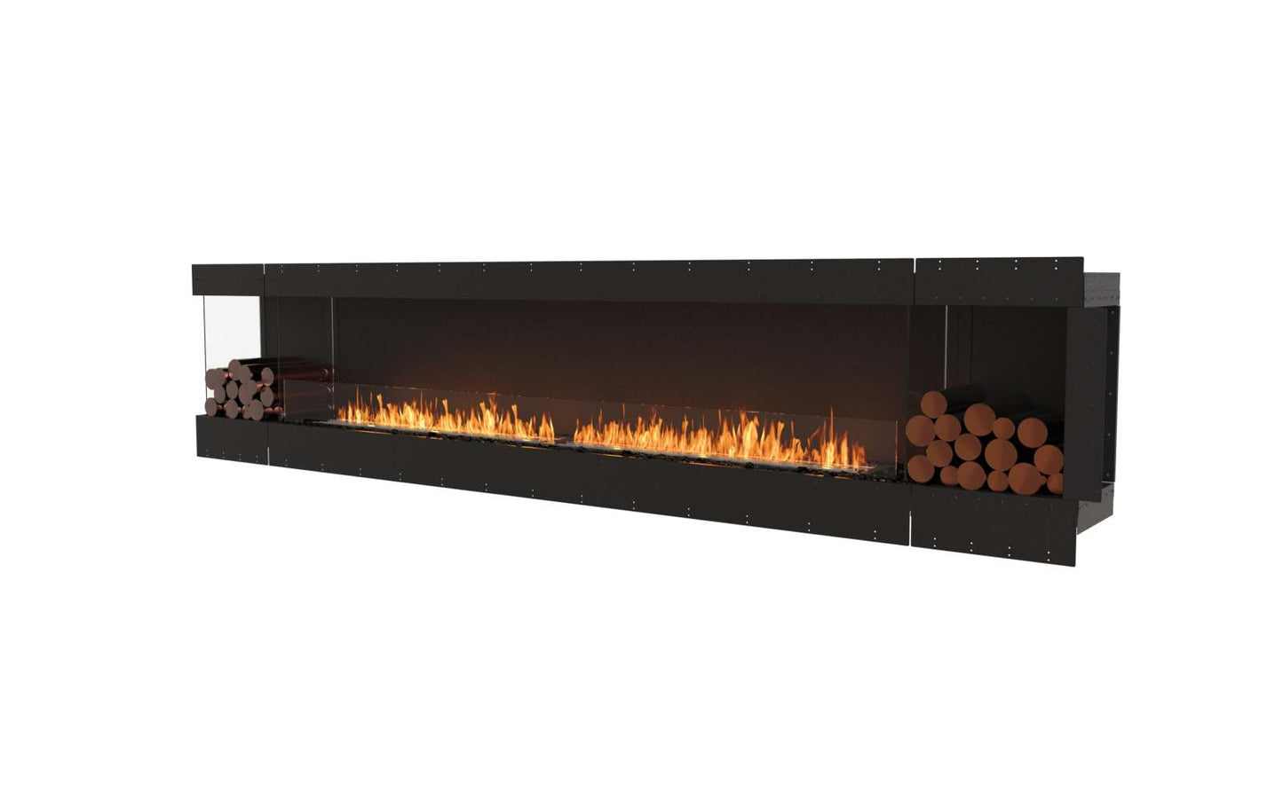 EcoSmart - Flex Fireplace 140LC.BX2 - Left Corner - Black