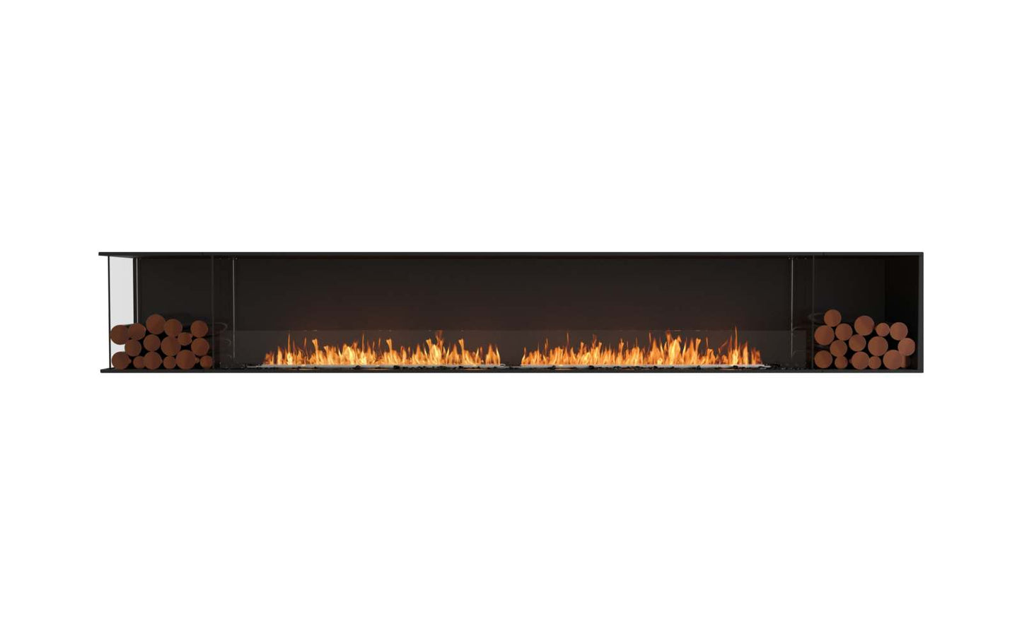EcoSmart - Flex Fireplace 140LC.BX2 - Left Corner - Black