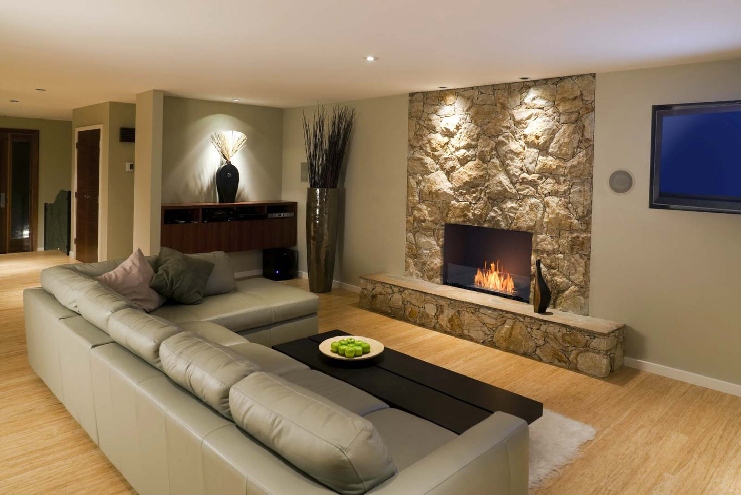 EcoSmart - Flex Fireplace 32SS - Single Sided - Black
