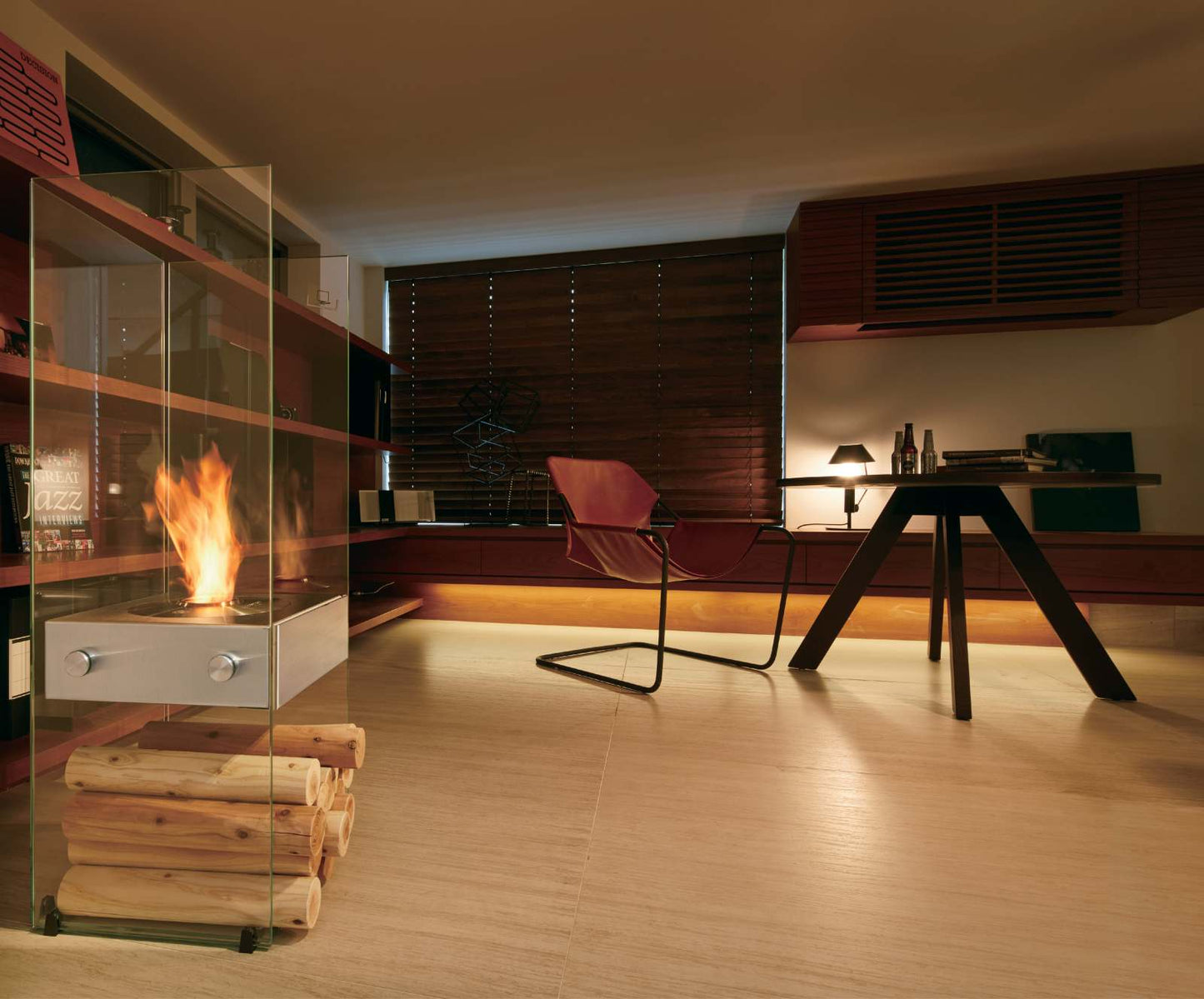 EcoSmart Fire - Free standing - Ghost - Black