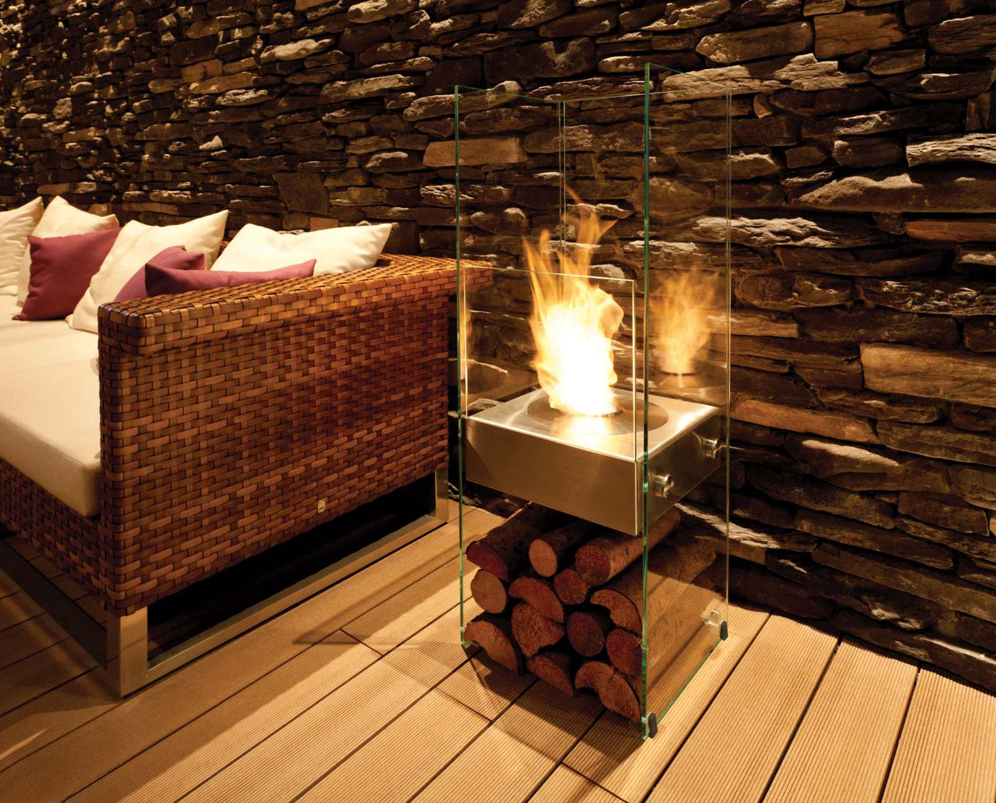EcoSmart Fire - Free standing - Ghost - Black