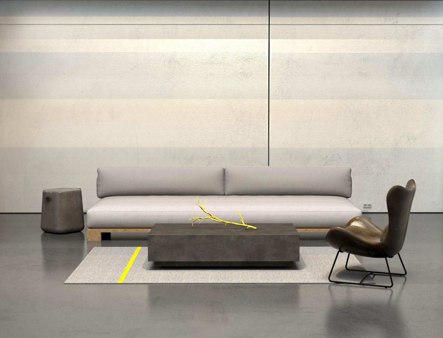 Blinde Design - Bloc L6 - Coffee Table - Graphite