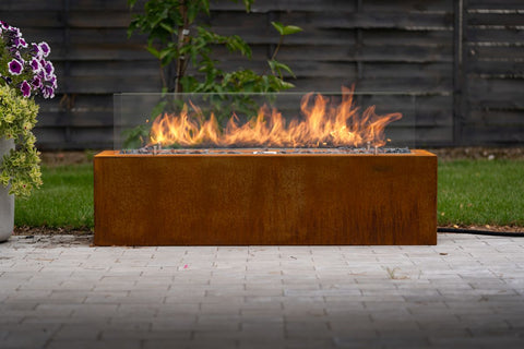 Galio Automatic Outdoor Gas Fireplace, Firebox and Burners
