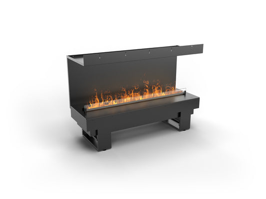 Planika Water Vapour Fireplace Cool Flame 1000 - Three-Sided