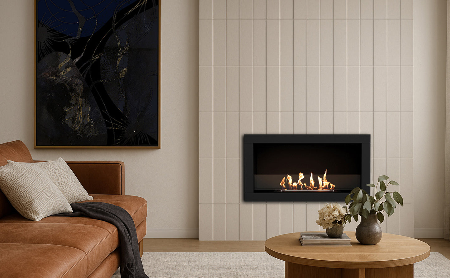 Ecosmart Frame 800SS Bioethanol Fireplace Insert