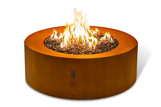 Galio Star Corten Automatic Outdoor Gas Fireplace Firebox