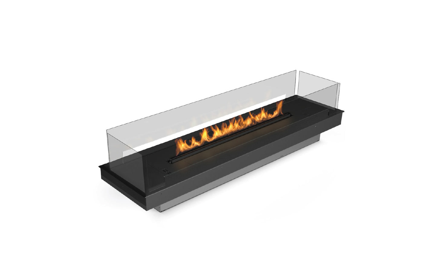 Planika - PRIME FIRE 2.0 1190 BURNER WITH FRAME - GLASS PANEL