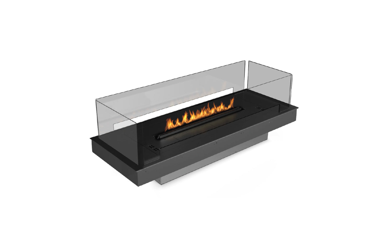 Planika - PRIME FIRE 2.0 790 BURNER WITH FRAME - GLASS PANEL