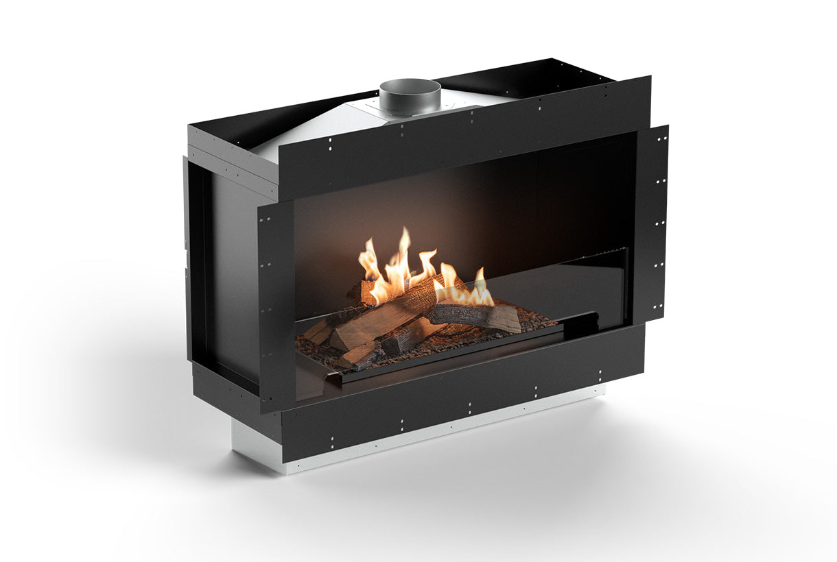 Planika Logs Box 1000 Single Sided flue connection FLA4 Logs 990