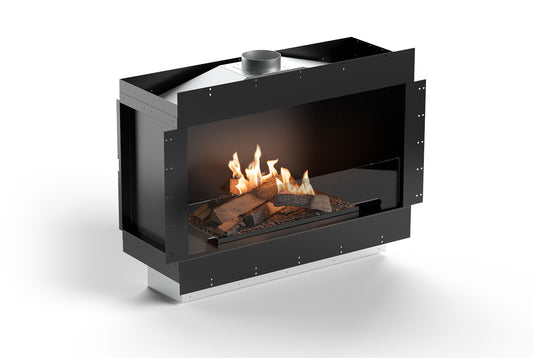 Planika Logs Box 1000 Single Sided flue connection FLA4 Logs 990