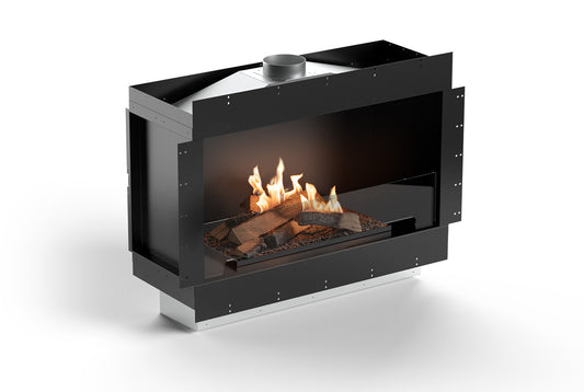 Planika Logs Box 1000 Single Sided flue connection FLA4+ Logs 990