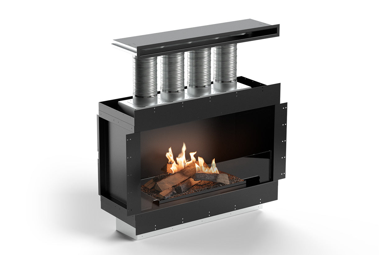 Planika Logs Box 1000 Single Sided in-room vent FLA4 Logs 990