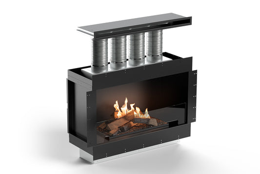 Planika Logs Box 1000 Single Sided in-room vent FLA4 Logs 990