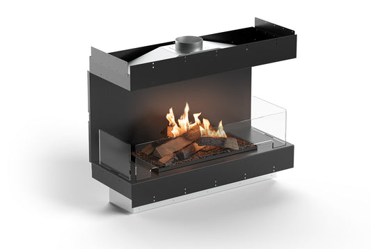 Planika Logs Box 1000 Three Sided flue connection FLA4 Logs 990