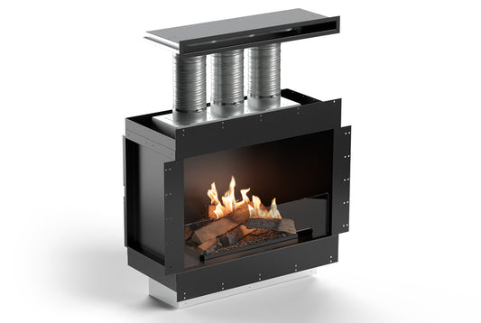 Planika Logs Box 800 Single Sided in-room vent FLA4+ Logs 790