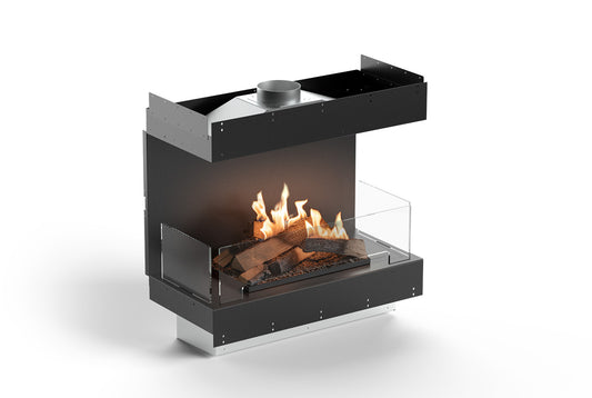 Planika Logs Box 800 Three Sided flue connection FLA4+ Logs 790