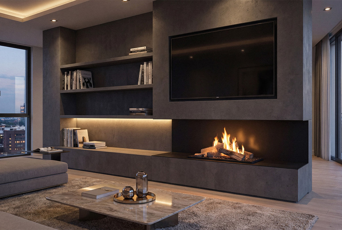 Planika FLA4 790 Bioethanol Burner with Logs