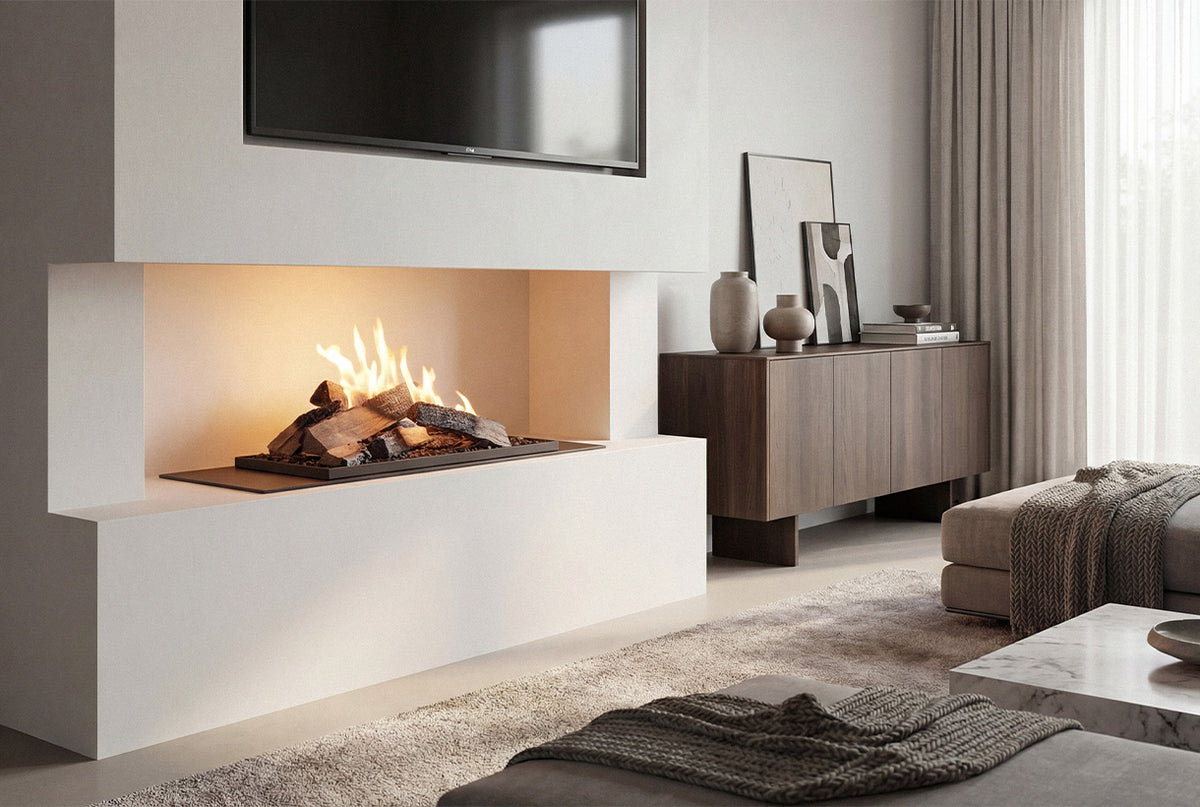 The traditional fire, reinvented