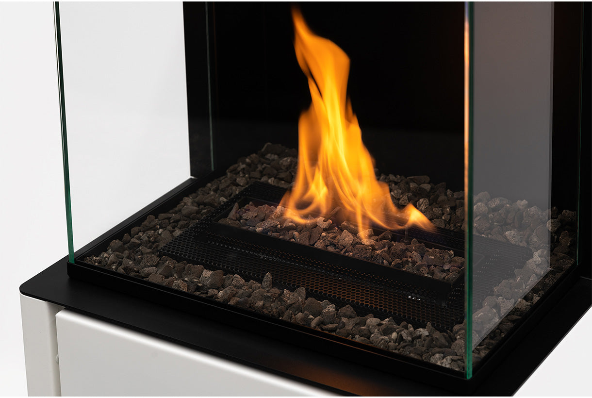 Planika Arcticon White  - Free standing fireplace