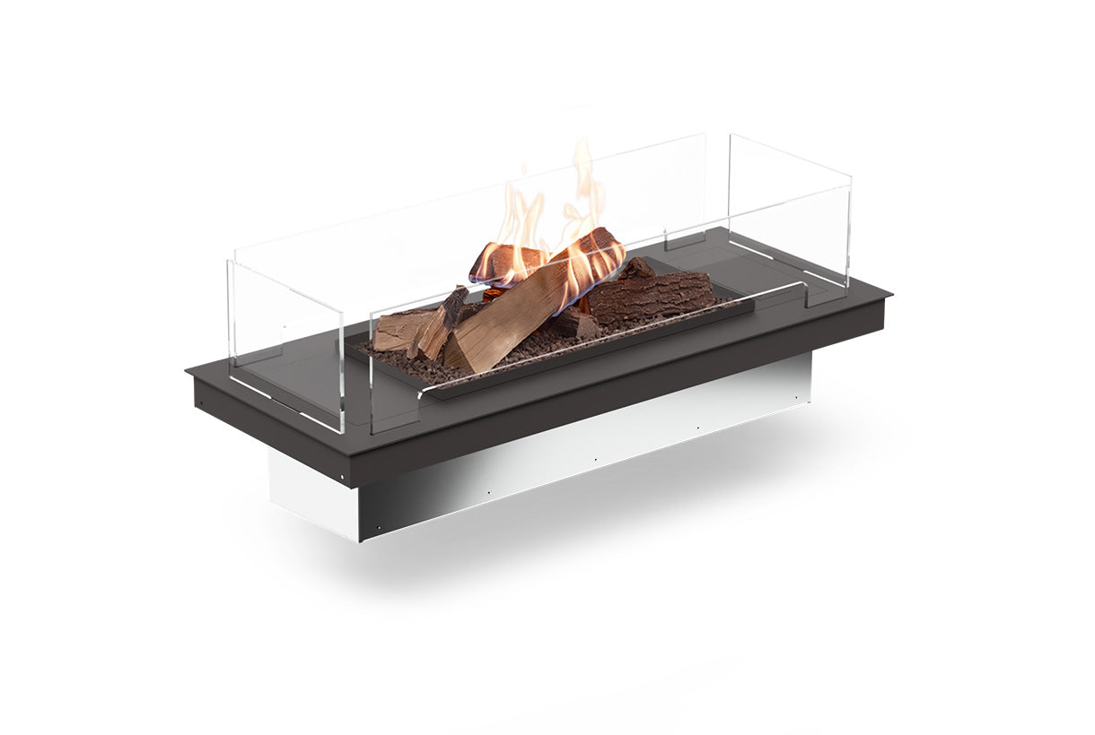 Planika Flogs 990 FLA4 Bioethanol Burner with Adaptive Frame and Glass Panels