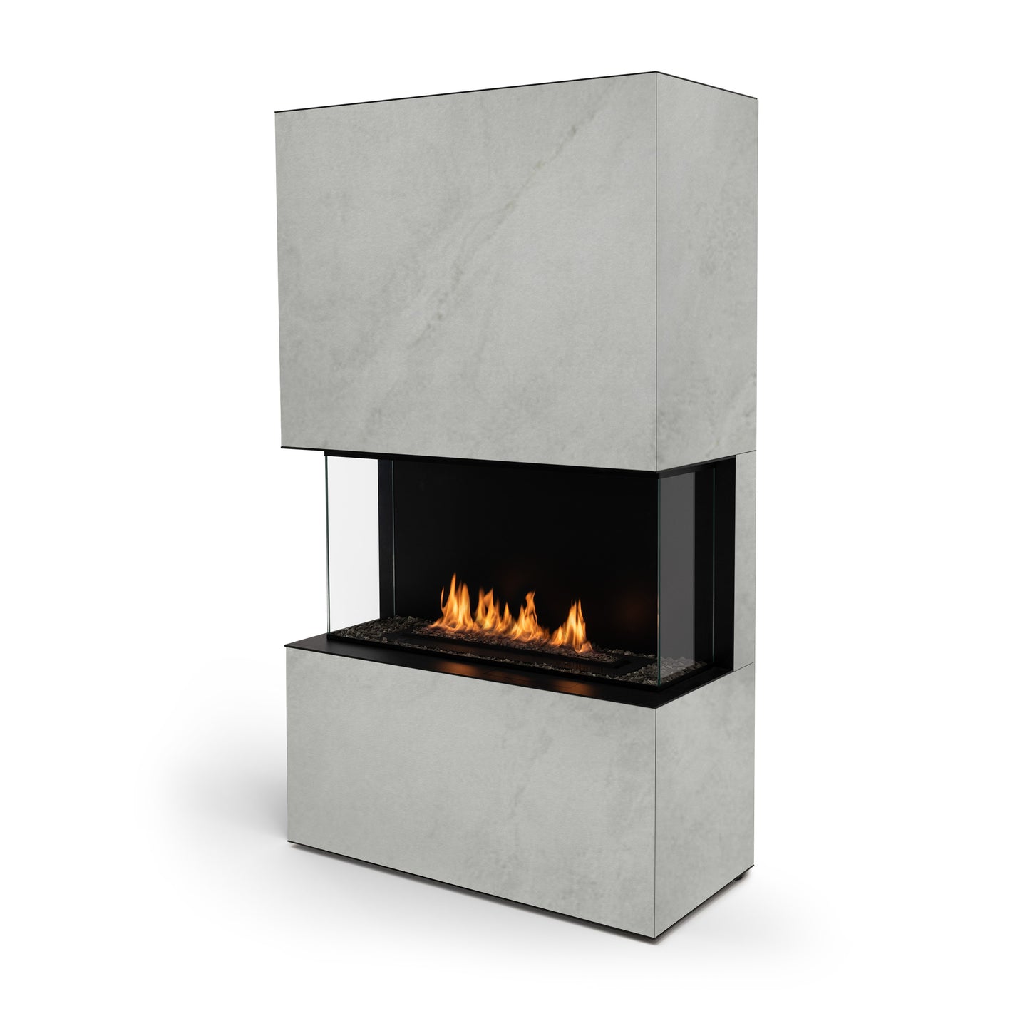 Planika - Free standing fireplace - STONE KRETA