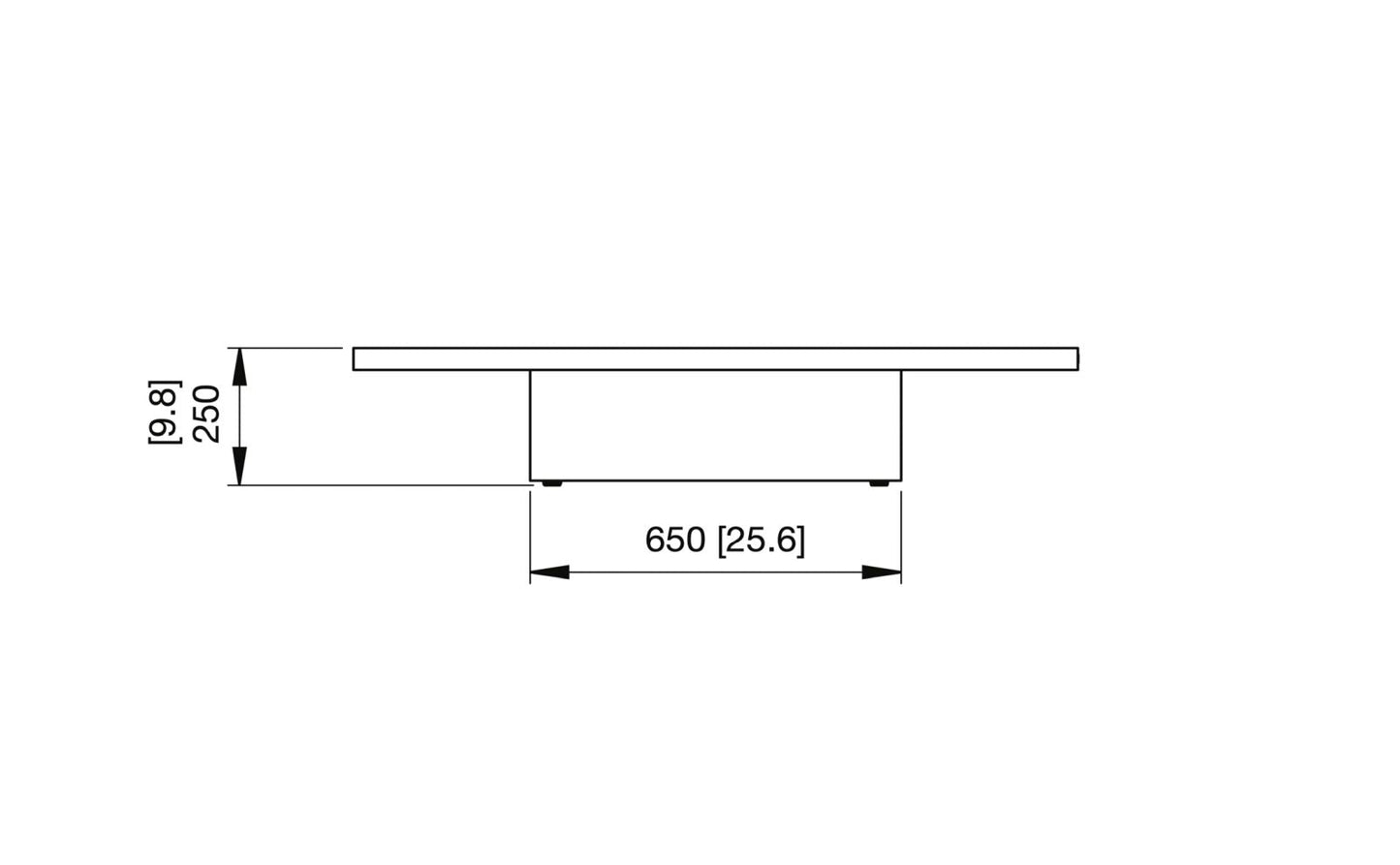 EcoSmart Fire - Vertigo 50 - Fire Pit Table - Graphite