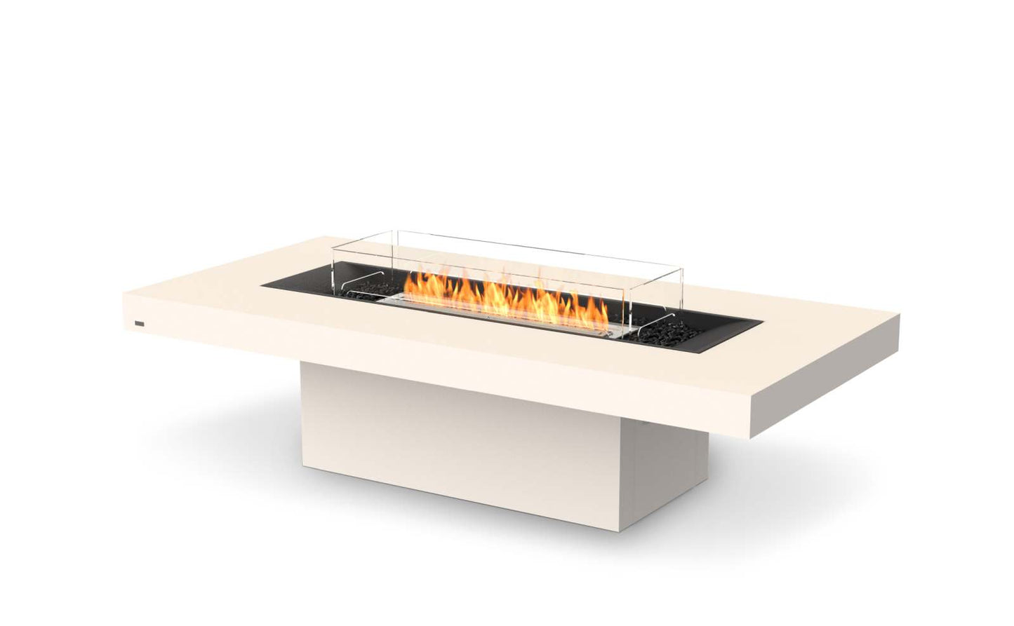 EcoSmart Fire - Gin 90 (Chat) - Gas Fire Pit Table - Bone