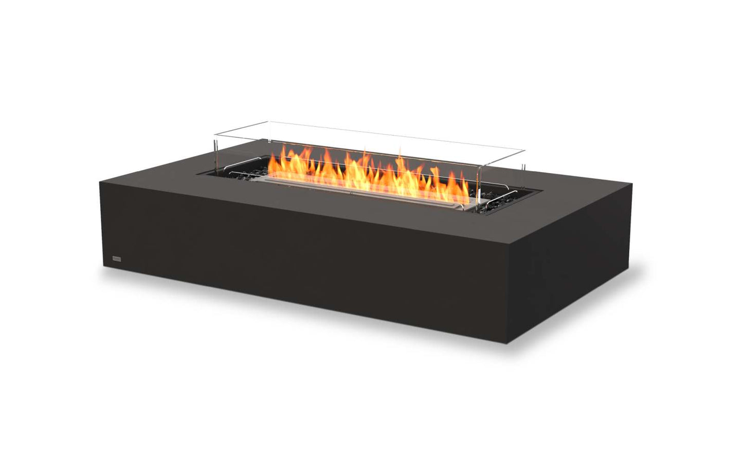 EcoSmart Fire - Wharf 65 - Gas Fire Pit Table - Graphite