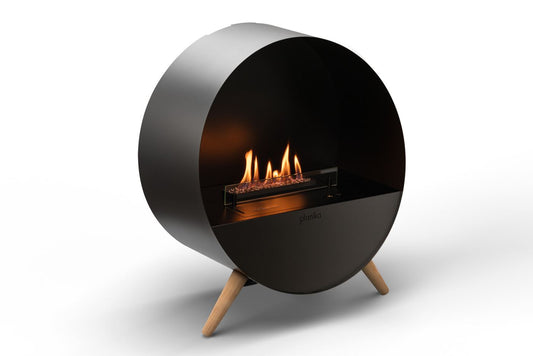 Planika - Wall fireplace - BUBBLE WALL AND FLOOR