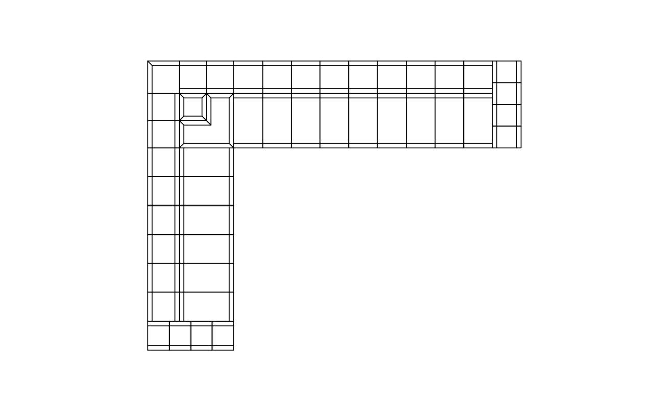 Connect Modular 6 L-Sectional - Indoor and Outdoor Modular Sofa