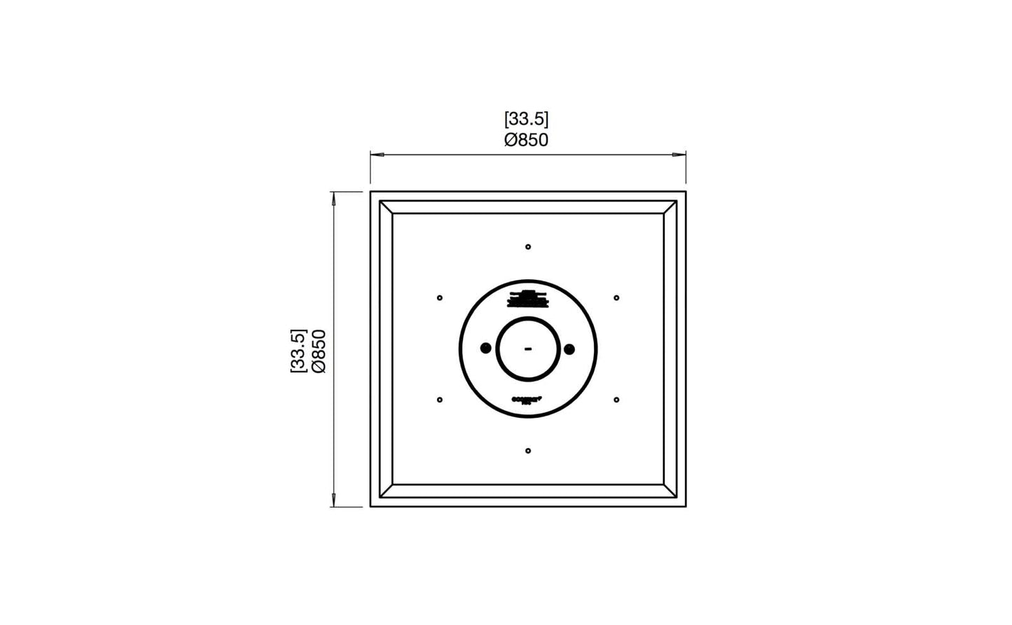 EcoSmart Fire - Nova 850 - Fire Pit Bowl - Graphite